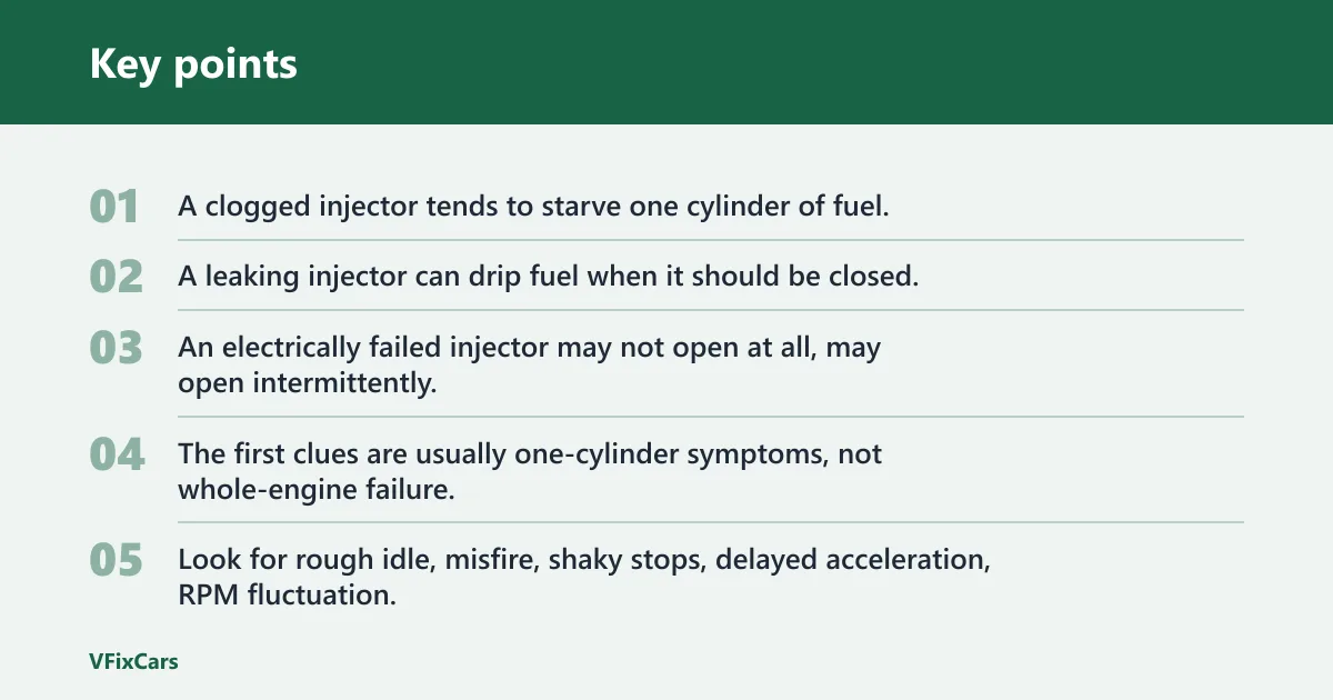 Key points: Fuel injector basics
