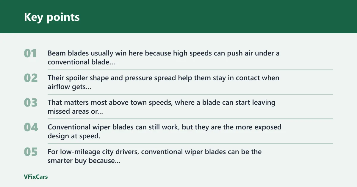Key points: Which blade type fits your driving?
