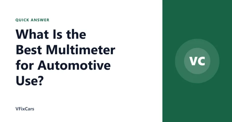 What Is the Best Multimeter for Automotive Use?
