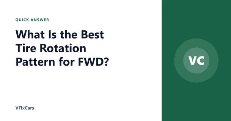 What Is the Best Tire Rotation Pattern for FWD?