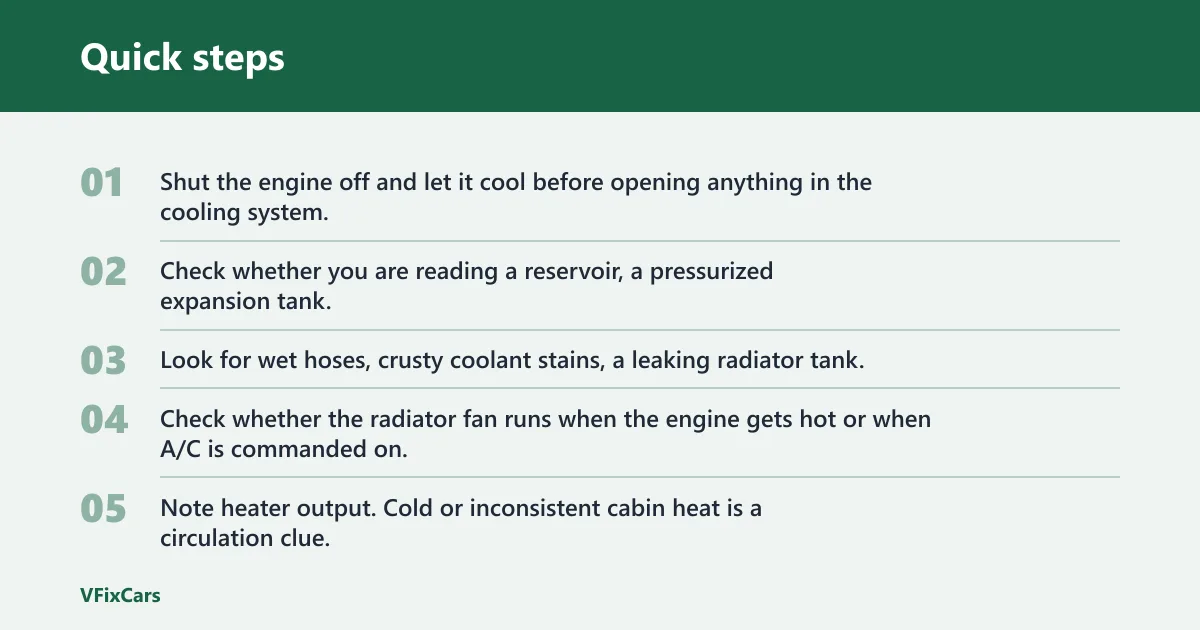 Quick steps: What should you check first?