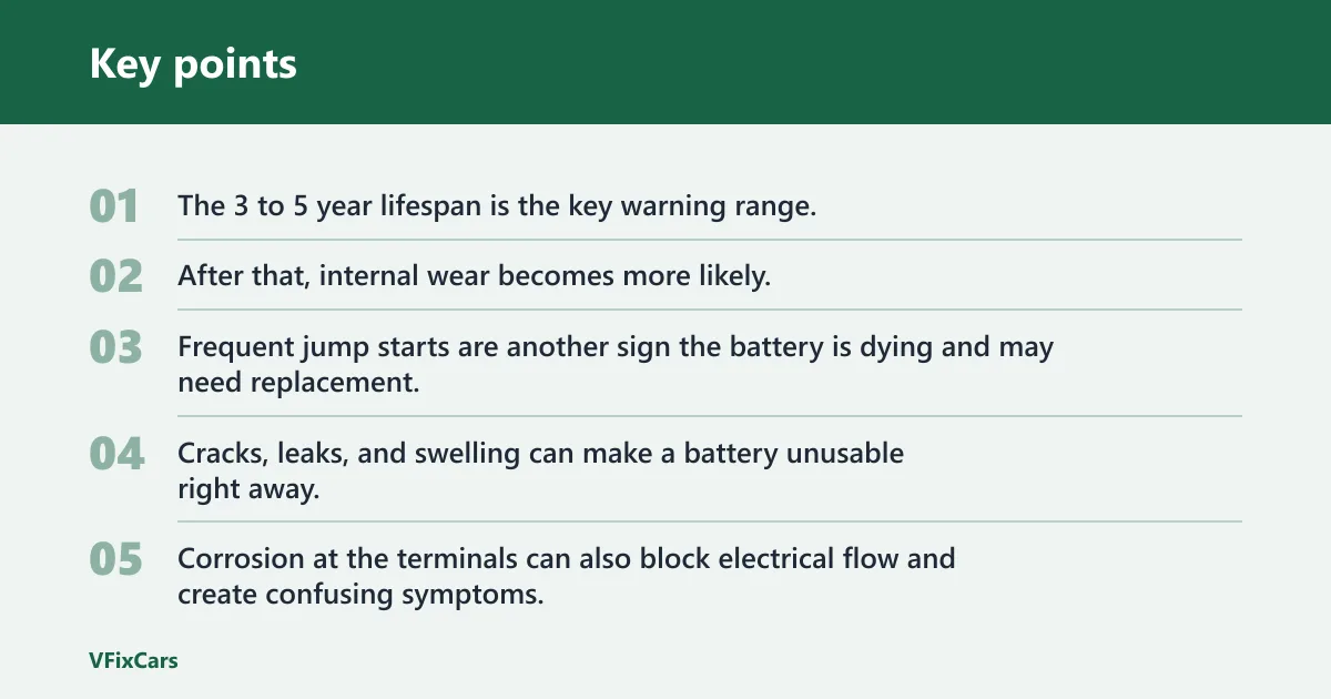 Key points: What causes a battery to go dead instead of drained?
