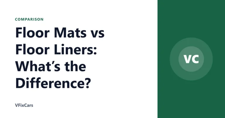 Floor Mats vs Floor Liners: What’s the Difference?