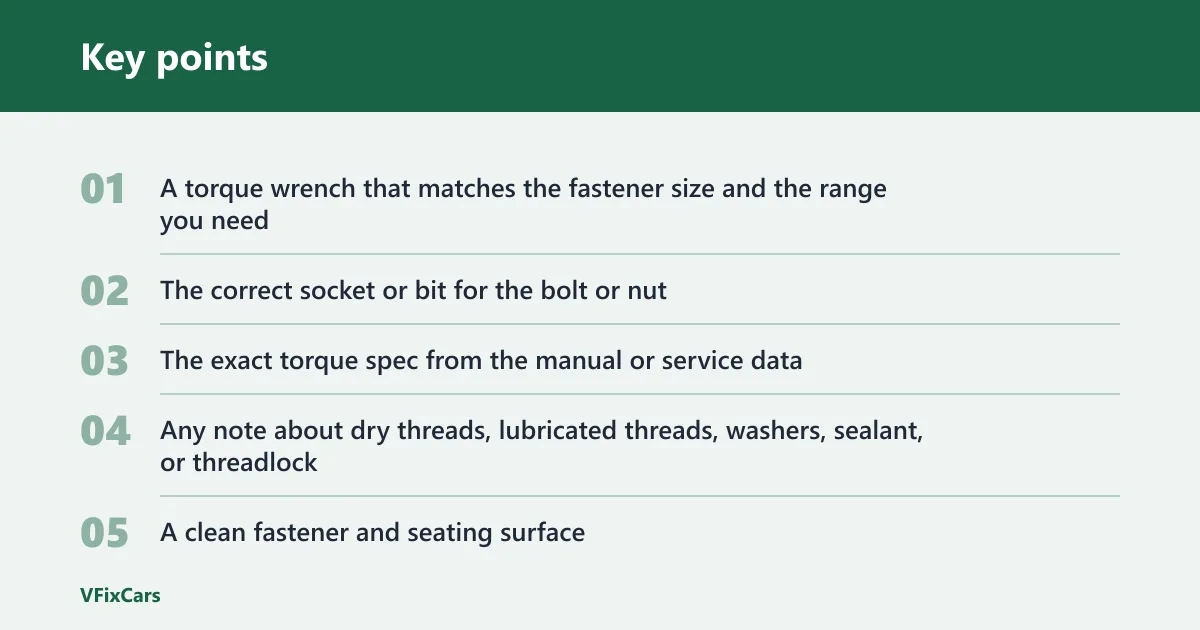 Key points: What a torque wrench does