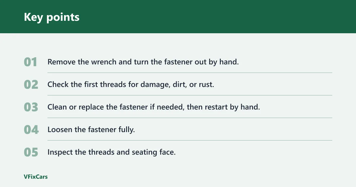Key points: Common mistakes