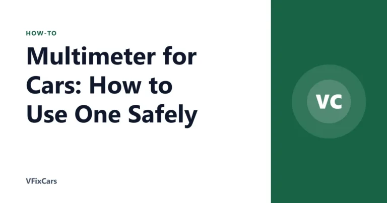 Multimeter for Cars: How to Use One Safely