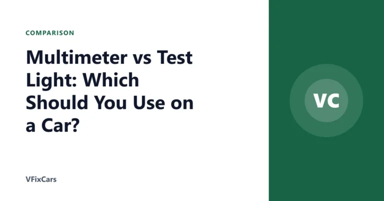 Multimeter vs Test Light: Which Should You Use on a Car?