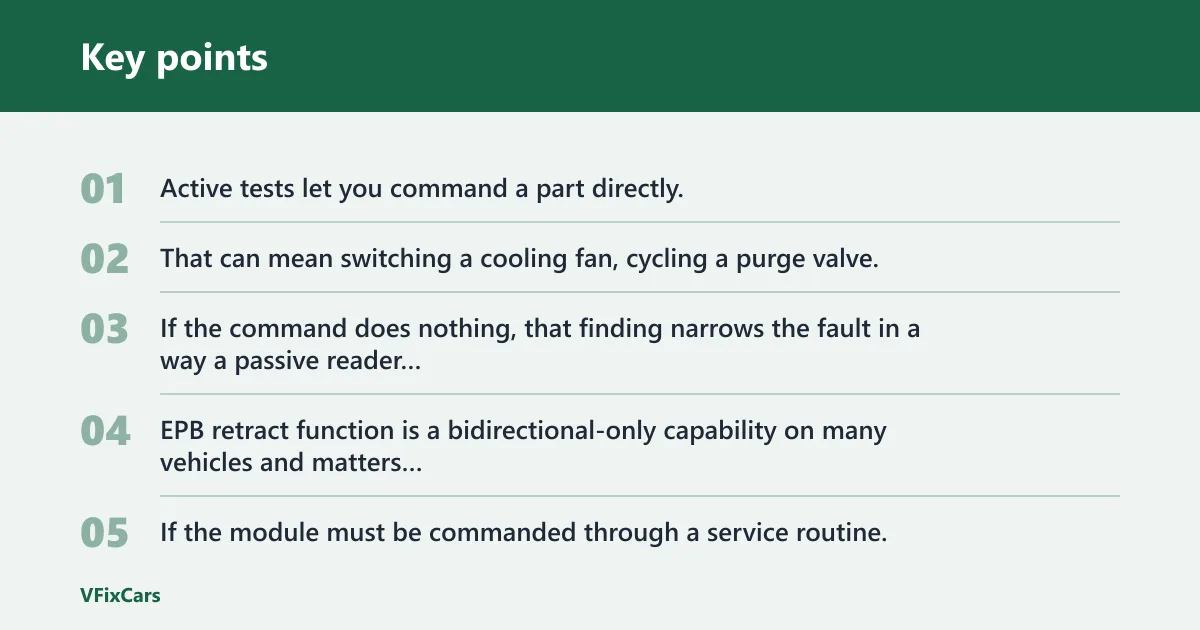 Key points: What a bidirectional scanner adds