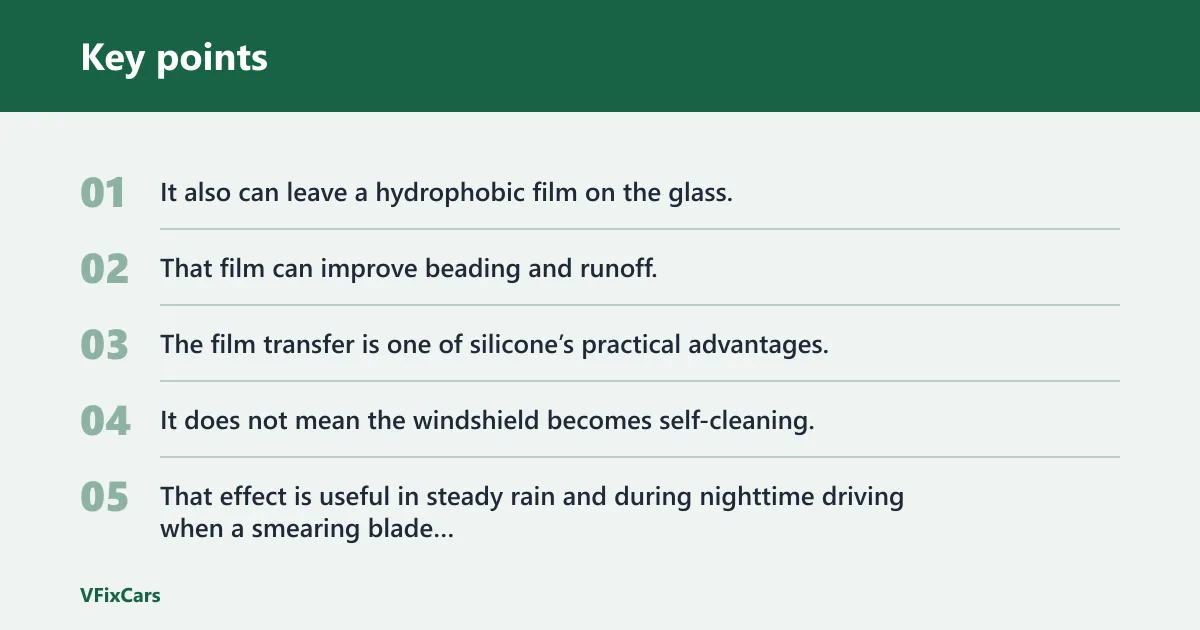 Key points: What silicone changes