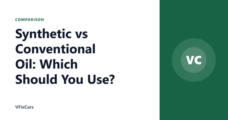 Synthetic vs Conventional Oil: Which Should You Use?