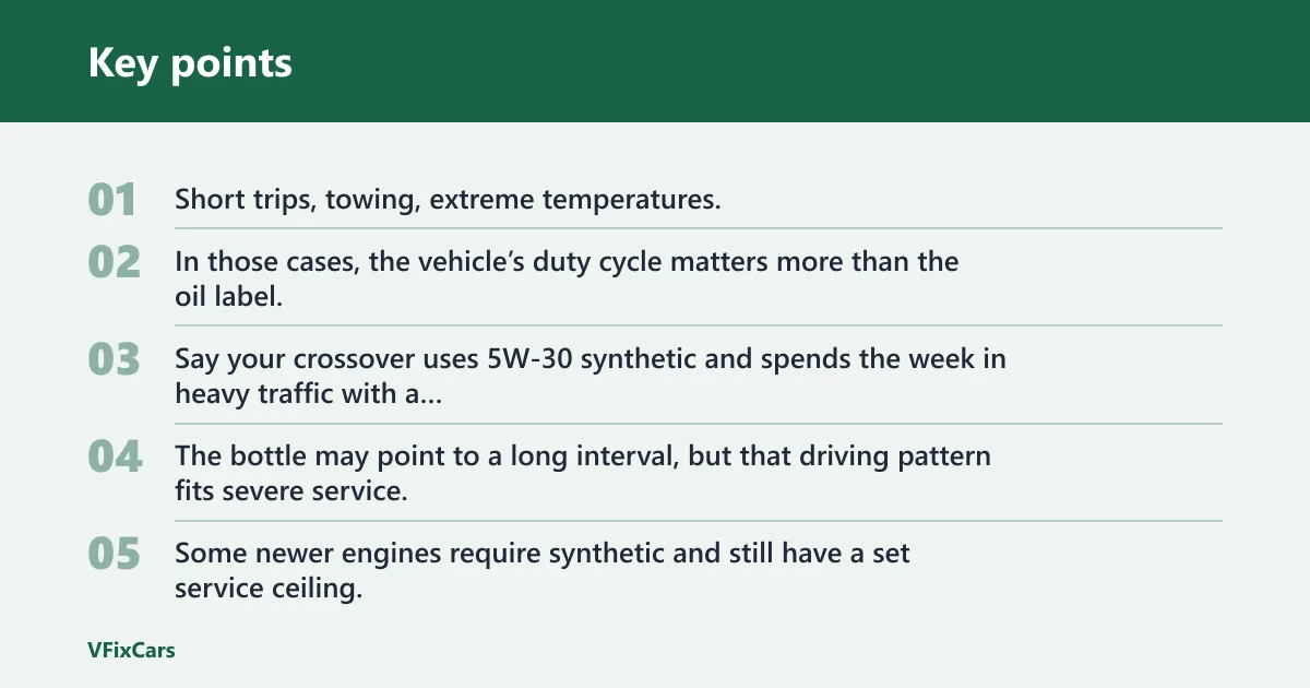 Key points: Does synthetic oil last longer?