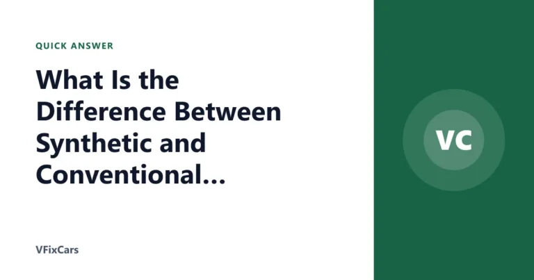 What Is the Difference Between Synthetic and Conventional Oil?