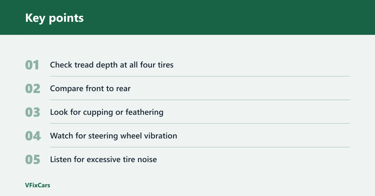 Key points: Symptom-to-cause inspection checklist