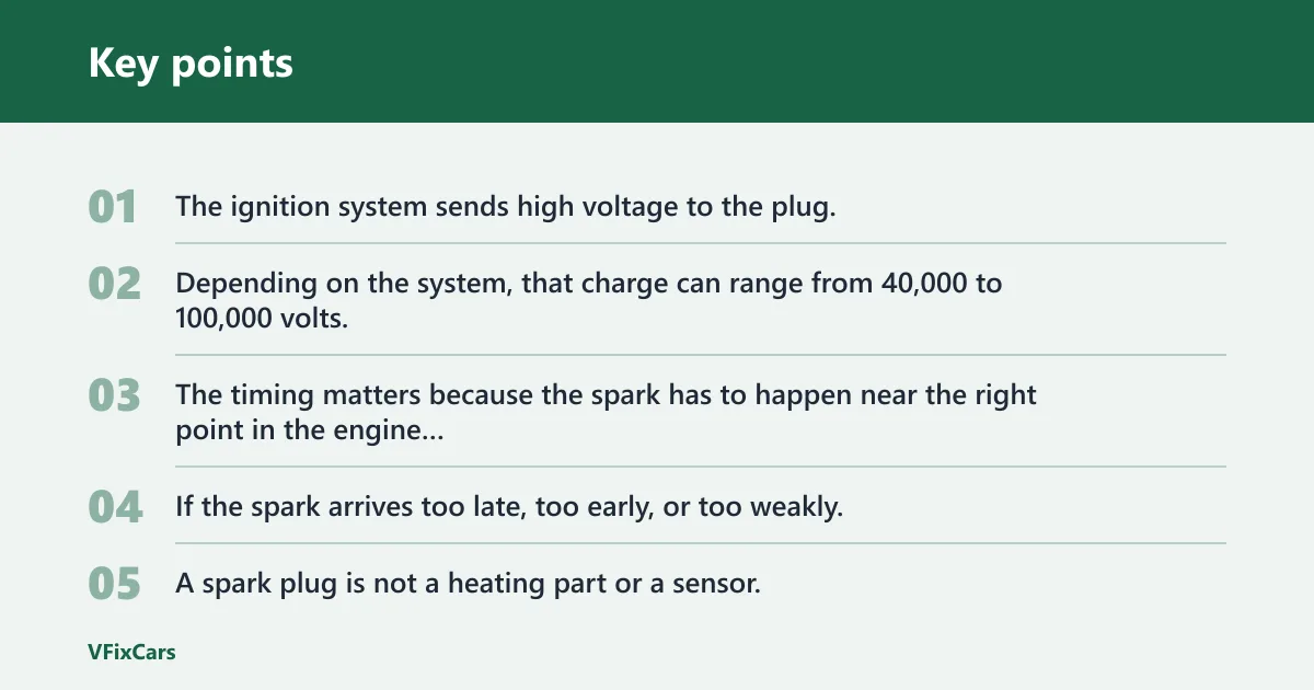 Key points: What do spark plugs do?