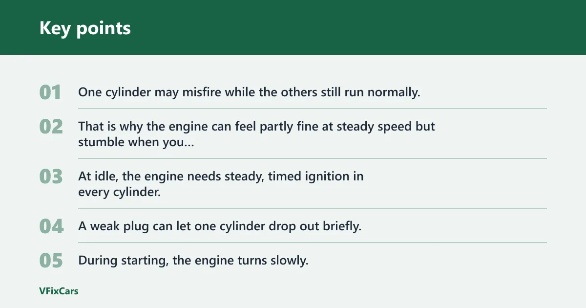 Key points: What do bad spark plugs do to a car?
