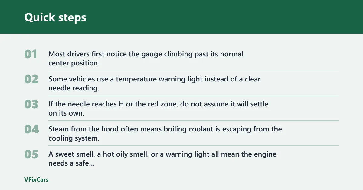 Quick steps: How to tell it's overheating