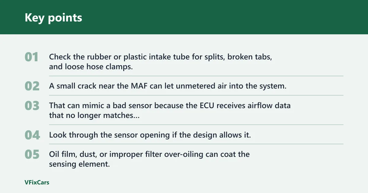 Key points: What to inspect after you find it