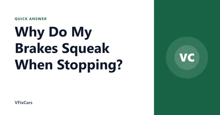 Why Do My Brakes Squeak When Stopping?
