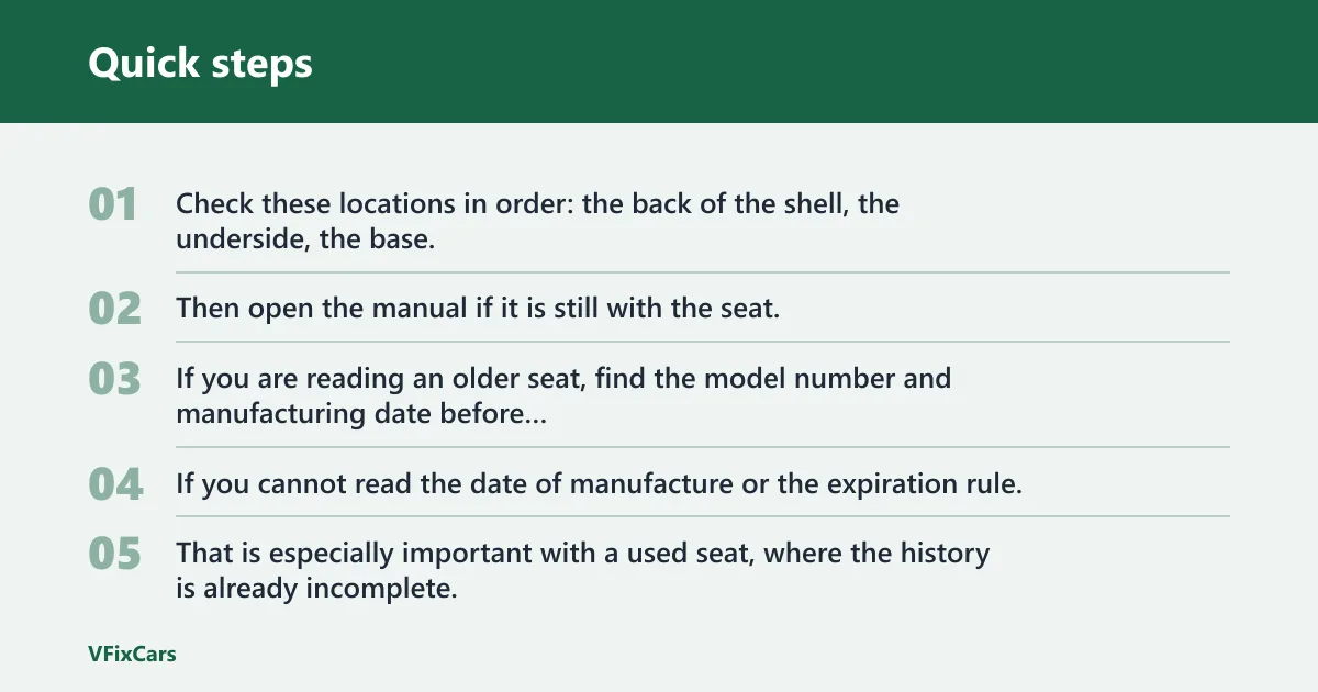 Quick steps: How to find the expiration date