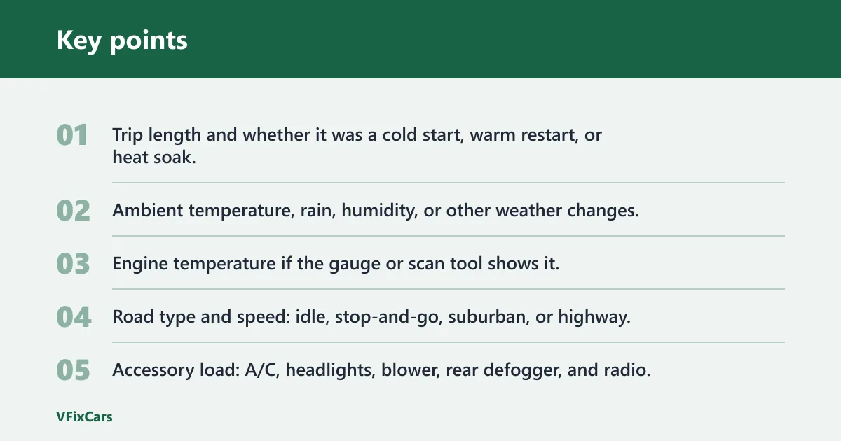 Key points: Use this worksheet to capture the fault for diagnosis
