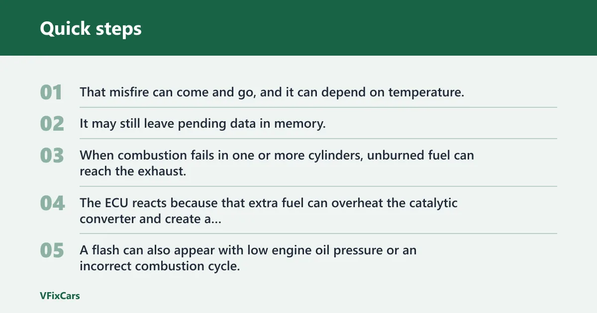 Quick steps: What a flashing check engine light means